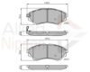 COMLINE ADB32012 Brake Pad Set, disc brake